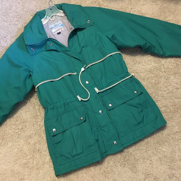Vintage North By Northwest 3m Thinsulate Green Cattle Jacket - Picture 11 of 16